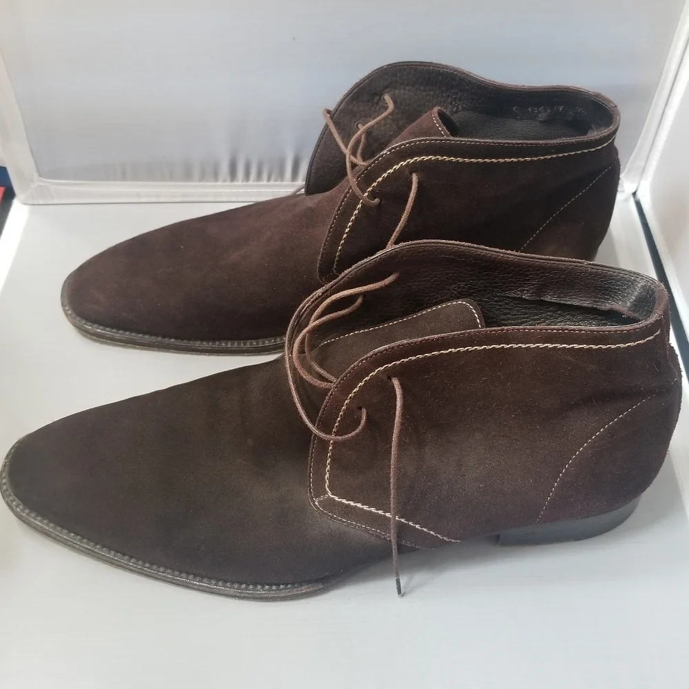 Tanino Crisci suede lace up boots